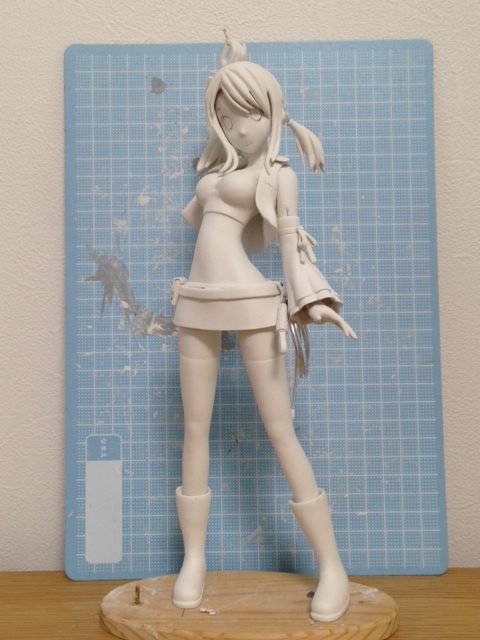 ルーシィ造形完了: 青空紙ねんど展
